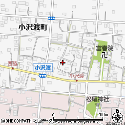 静岡県浜松市中央区小沢渡町569周辺の地図