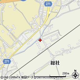 岡山県総社市総社1264周辺の地図