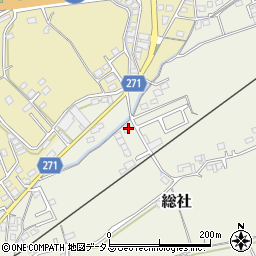 岡山県総社市総社1264周辺の地図