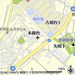 愛知県田原市吉胡町木綿台100周辺の地図