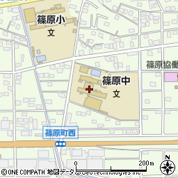 静岡県浜松市中央区篠原町20200周辺の地図