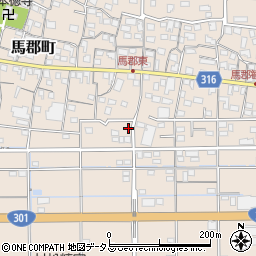 静岡県浜松市中央区馬郡町4390周辺の地図