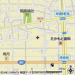 静岡県浜松市中央区坪井町4273周辺の地図