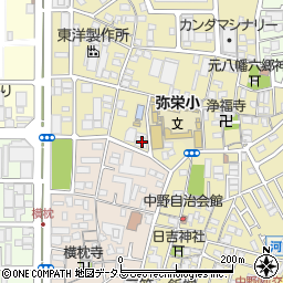 不二電機株式会社　東大阪営業所周辺の地図