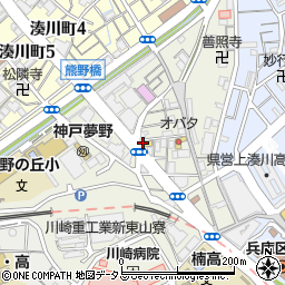 セブンイレブン神戸東山町店周辺の地図