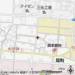 静岡県浜松市中央区小沢渡町654周辺の地図