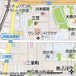 株式会社朝日リビング　奈良営業所周辺の地図