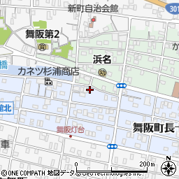 静岡県浜松市中央区舞阪町長十新田160周辺の地図