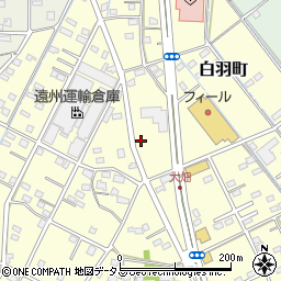 静岡県浜松市中央区白羽町460周辺の地図