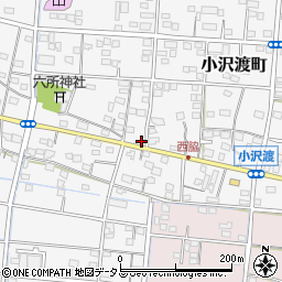 静岡県浜松市中央区小沢渡町978周辺の地図