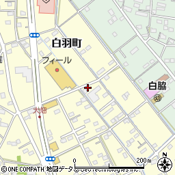 静岡県浜松市中央区白羽町542周辺の地図