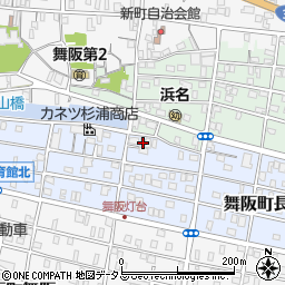 静岡県浜松市中央区舞阪町長十新田158周辺の地図