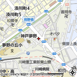兵庫県神戸市兵庫区東山町4丁目16周辺の地図