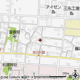 静岡県浜松市中央区小沢渡町450周辺の地図