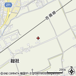 岡山県総社市総社1308周辺の地図