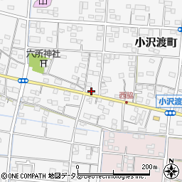 静岡県浜松市中央区小沢渡町979周辺の地図