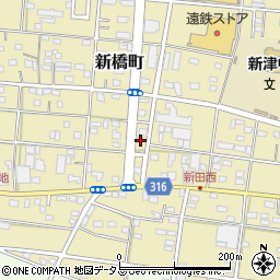 静岡県浜松市中央区新橋町585周辺の地図