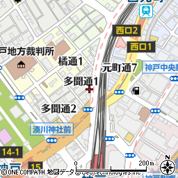 岡田モータープール周辺の地図