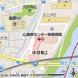 心臓病センター榊原病院周辺の地図