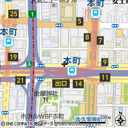 南本町４丁目パーキングチケット周辺の地図