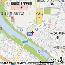 益田吉田線周辺の地図