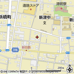 静岡県浜松市中央区新橋町729周辺の地図