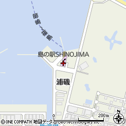 篠島港旅客船ターミナル（名鉄海上観光船）周辺の地図