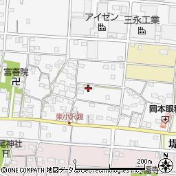 静岡県浜松市中央区小沢渡町622周辺の地図