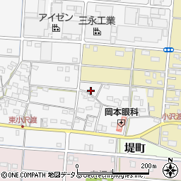 静岡県浜松市中央区小沢渡町658周辺の地図