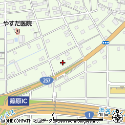 静岡県浜松市中央区篠原町21020周辺の地図