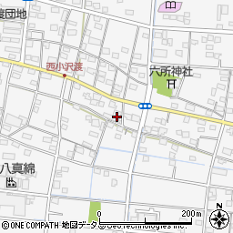静岡県浜松市中央区小沢渡町1441周辺の地図