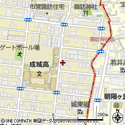 大阪ジャージ・サンショウ周辺の地図
