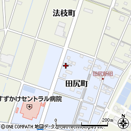 静岡県浜松市中央区田尻町99周辺の地図