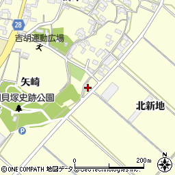 愛知県田原市吉胡町郷中11-1周辺の地図