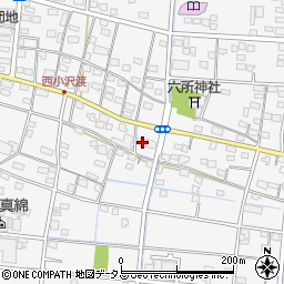 静岡県浜松市中央区小沢渡町1444周辺の地図