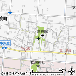 静岡県浜松市中央区小沢渡町589周辺の地図
