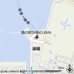 篠島観光協会案内所周辺の地図