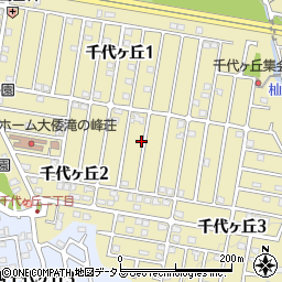 奈良県奈良市千代ヶ丘周辺の地図
