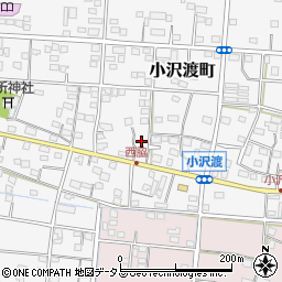 静岡県浜松市中央区小沢渡町955周辺の地図
