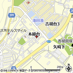 愛知県田原市吉胡町木綿台101周辺の地図