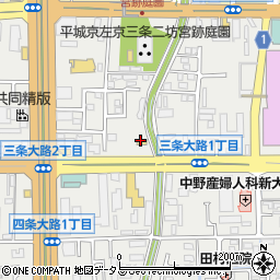 クリーンカー奈良中央店周辺の地図