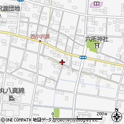 静岡県浜松市中央区小沢渡町1437周辺の地図