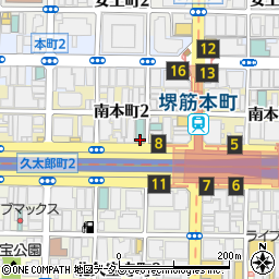 STITCH ステッチ コートヤード バイ マリオット 大阪本町周辺の地図