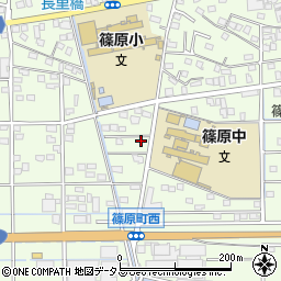 静岡県浜松市中央区篠原町20169周辺の地図