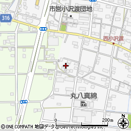 静岡県浜松市中央区小沢渡町1527周辺の地図