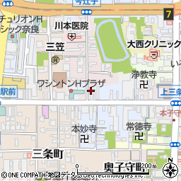 奈良県奈良市今辻子町1周辺の地図
