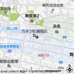 静岡県浜松市中央区舞阪町長十新田101周辺の地図
