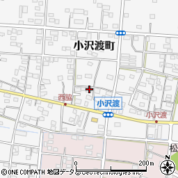 静岡県浜松市中央区小沢渡町554周辺の地図