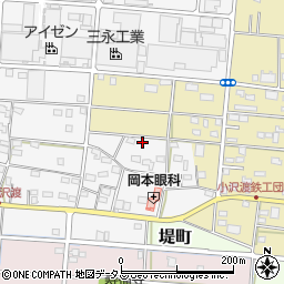 静岡県浜松市中央区小沢渡町662周辺の地図