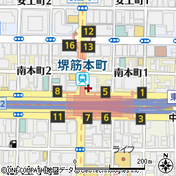 ファミリーマート南本町一丁目店周辺の地図